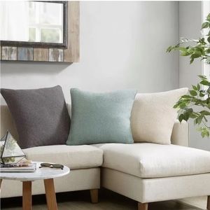 Ink & Ivy 26x26 knitted cable knit nubby throw pillow cover